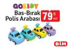 GOKİDY OYUNCAK BAS-BIRAK POLİS ARABASI